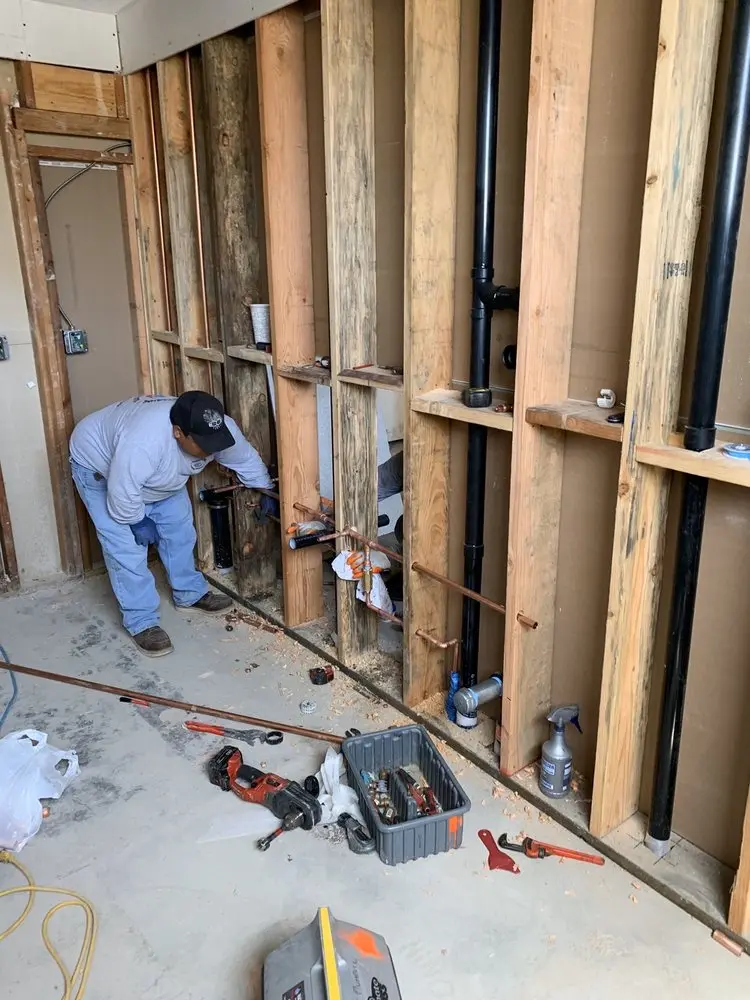 Commercial rough-in plumbing for Water Heater Replacement in Kingsborough Ridge